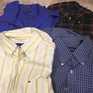 Men’s medium lot of 4 long sleeve button downs